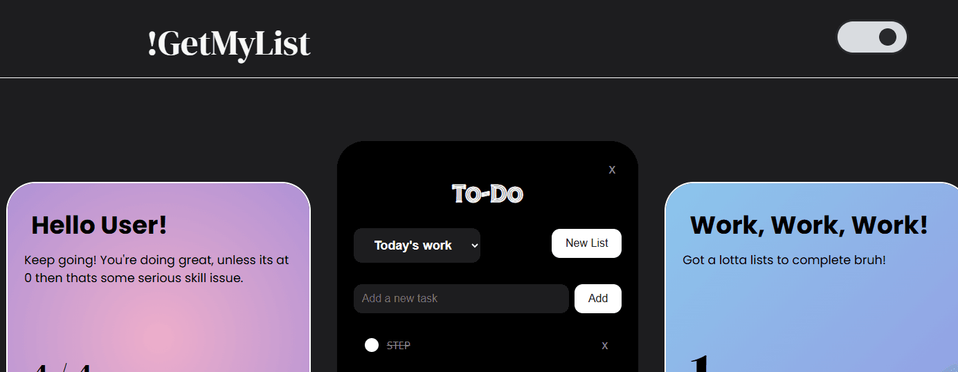 To Do Site